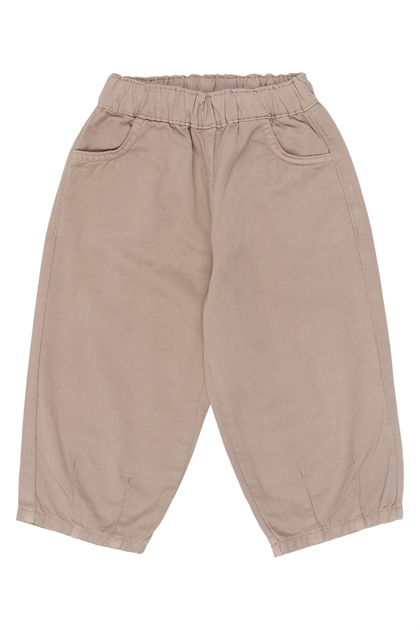 The New Siblings Bukser Volkan Baggy Fit - Taupe Gray